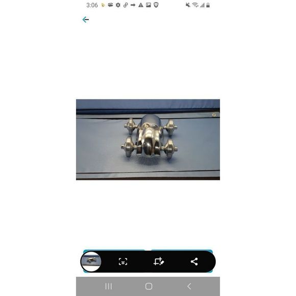 VINTAGE Polished Aluminum Slot Car Collectable - Picture 5 of 7